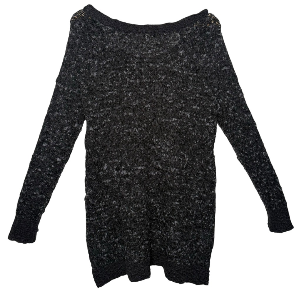 Free People Jeepster Honeycomb Sweater M Nubby Knit Tunic Pullover Boho Cozy